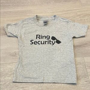 Gildan Gray Ring Security Kids Tee